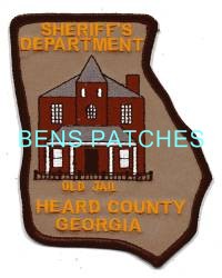 GEORGIA,A,HEARD COUNTY SHERIFF 1 STATE SHAPED_wm